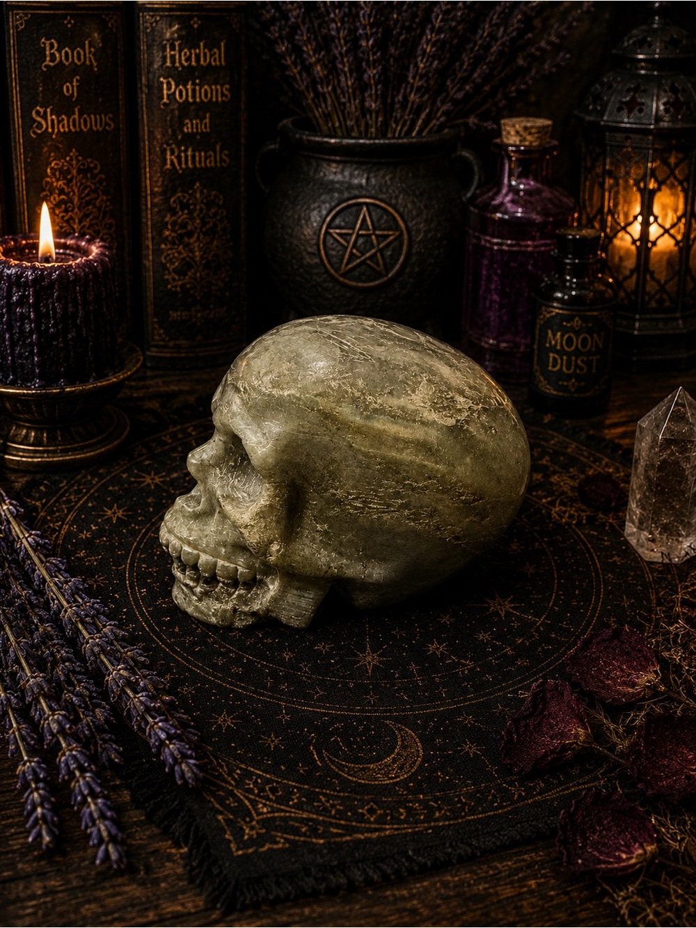 Labradorite Skull - Picture 3 of 4